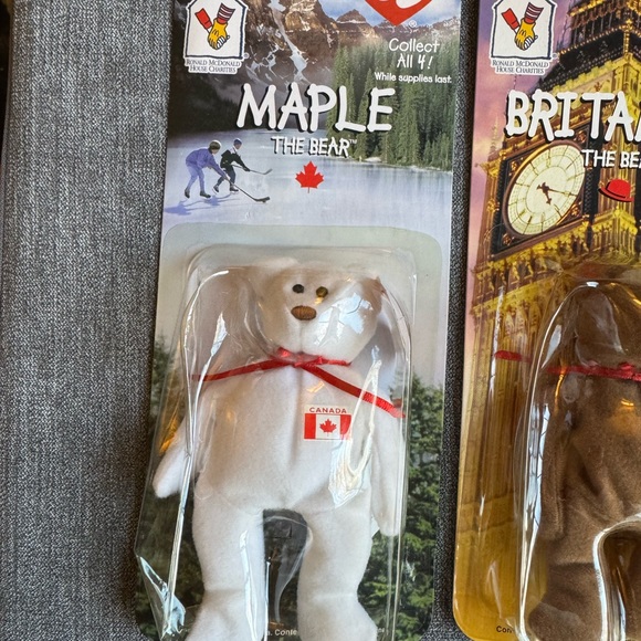 Ty McDonalds International Bears Collection set of 4 1999 - Picture 7 of 8